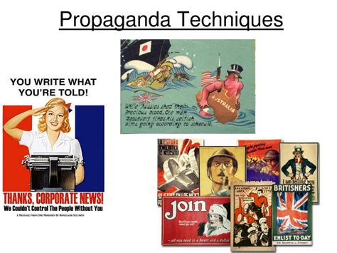 Propaganda techniques .